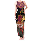 Personalised Brisbane Broncos Rugby ANZAC Day Tank Maxi Dress Last Post Poppy We Will Remember Them