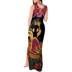Personalised Brisbane Broncos Rugby ANZAC Day Tank Maxi Dress Last Post Poppy We Will Remember Them