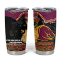 Personalised Brisbane Broncos Rugby ANZAC Day Tumbler Cup Last Post Poppy We Will Remember Them