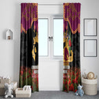 Personalised Brisbane Broncos Rugby ANZAC Day Window Curtain Last Post Poppy We Will Remember Them