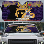 Personalised Melbourne Storm Rugby ANZAC Day Auto Sun Shade Last Post Poppy We Will Remember Them