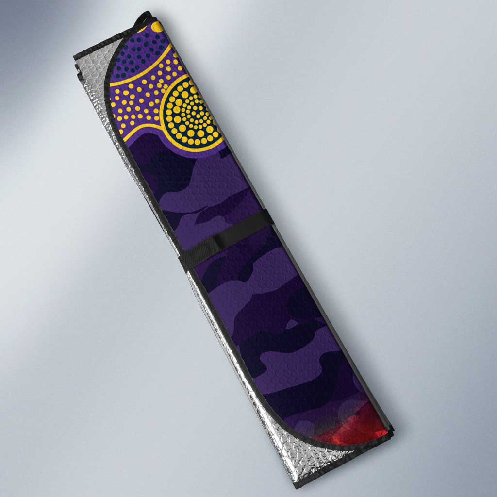 Personalised Melbourne Storm Rugby ANZAC Day Auto Sun Shade Last Post Poppy We Will Remember Them