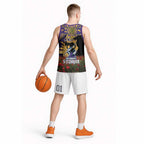Personalised Melbourne Storm Rugby ANZAC Day Basketball Jersey Last Post Poppy We Will Remember Them