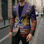 Personalised Melbourne Storm Rugby ANZAC Day Blazer Last Post Poppy We Will Remember Them