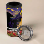 Personalised Melbourne Storm Rugby ANZAC Day 4 in 1 Can Cooler Tumbler Last Post Poppy We Will Remember Them