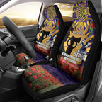 Personalised Melbourne Storm Rugby ANZAC Day Car Seat Cover Last Post Poppy We Will Remember Them