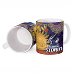 Personalised Melbourne Storm Rugby ANZAC Day Ceramic Mug Last Post Poppy We Will Remember Them