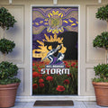Personalised Melbourne Storm Rugby ANZAC Day Door Cover Last Post Poppy We Will Remember Them