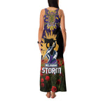 Personalised Melbourne Storm Rugby ANZAC Day Family Matching Tank Maxi Dress and Hawaiian Shirt Last Post Poppy We Will Remember Them