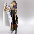 Personalised Melbourne Storm Rugby ANZAC Day Hooded Blanket Last Post Poppy We Will Remember Them