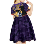 Personalised Melbourne Storm Rugby ANZAC Day Kid Short Sleeve Dress Last Post Poppy We Will Remember Them