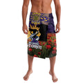 Personalised Melbourne Storm Rugby ANZAC Day Lavalava Last Post Poppy We Will Remember Them