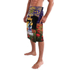 Personalised Melbourne Storm Rugby ANZAC Day Lavalava Last Post Poppy We Will Remember Them