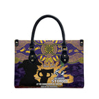 Personalised Melbourne Storm Rugby ANZAC Day Leather Bag Last Post Poppy We Will Remember Them