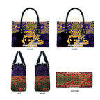 Personalised Melbourne Storm Rugby ANZAC Day Leather Bag Last Post Poppy We Will Remember Them