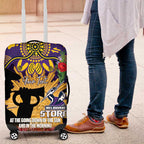 Personalised Melbourne Storm Rugby ANZAC Day Luggage Cover Last Post Poppy We Will Remember Them