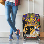 Personalised Melbourne Storm Rugby ANZAC Day Luggage Cover Last Post Poppy We Will Remember Them