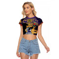 Personalised Melbourne Storm Rugby ANZAC Day Raglan Cropped T Shirt Last Post Poppy We Will Remember Them
