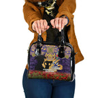 Personalised Melbourne Storm Rugby ANZAC Day Shoulder Handbag Last Post Poppy We Will Remember Them