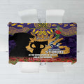Personalised Melbourne Storm Rugby ANZAC Day Tablecloth Last Post Poppy We Will Remember Them