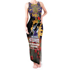 Personalised Melbourne Storm Rugby ANZAC Day Tank Maxi Dress Last Post Poppy We Will Remember Them