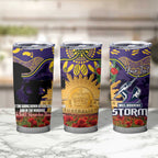 Personalised Melbourne Storm Rugby ANZAC Day Tumbler Cup Last Post Poppy We Will Remember Them