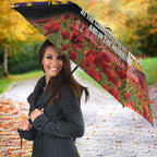 Personalised Melbourne Storm Rugby ANZAC Day Umbrella Last Post Poppy We Will Remember Them