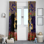 Personalised Melbourne Storm Rugby ANZAC Day Window Curtain Last Post Poppy We Will Remember Them