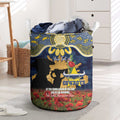 Personalised Cowboys Rugby ANZAC Day Laundry Basket Last Post Poppy We Will Remember Them