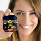 Personalised Cowboys Rugby ANZAC Day AirPods Case Last Post Poppy We Will Remember Them