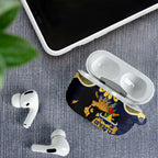 Personalised Cowboys Rugby ANZAC Day AirPods Case Last Post Poppy We Will Remember Them