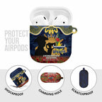 Personalised Cowboys Rugby ANZAC Day AirPods Case Last Post Poppy We Will Remember Them