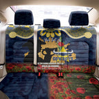 Personalised Cowboys Rugby ANZAC Day Back Car Seat Cover Last Post Poppy We Will Remember Them