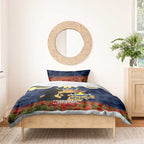 Personalised Cowboys Rugby ANZAC Day Bedding Set Last Post Poppy We Will Remember Them