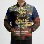 Personalised Cowboys Rugby ANZAC Day Bomber Puffer Jacket Last Post Poppy We Will Remember Them