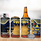 Personalised Cowboys Rugby ANZAC Day 4 in 1 Can Cooler Tumbler Last Post Poppy We Will Remember Them