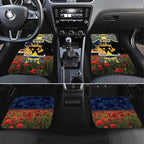 Personalised Cowboys Rugby ANZAC Day Car Mats Last Post Poppy We Will Remember Them