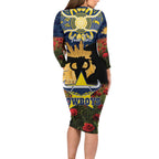 Personalised Cowboys Rugby ANZAC Day Family Matching Long Sleeve Bodycon Dress and Hawaiian Shirt Last Post Poppy We Will Remember Them