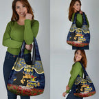 Personalised Cowboys Rugby ANZAC Day Grocery Bag Last Post Poppy We Will Remember Them