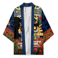 Personalised Cowboys Rugby ANZAC Day Kimono Last Post Poppy We Will Remember Them