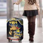 Personalised Cowboys Rugby ANZAC Day Luggage Cover Last Post Poppy We Will Remember Them