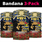 Personalised Cowboys Rugby ANZAC Day Neck Gaiter Last Post Poppy We Will Remember Them