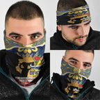 Personalised Cowboys Rugby ANZAC Day Neck Gaiter Last Post Poppy We Will Remember Them