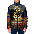 Personalised Cowboys Rugby ANZAC Day Padded Jacket Last Post Poppy We Will Remember Them