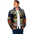Personalised Cowboys Rugby ANZAC Day Padded Jacket Last Post Poppy We Will Remember Them
