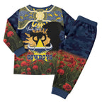 Personalised Cowboys Rugby ANZAC Day Pajama Set Last Post Poppy We Will Remember Them