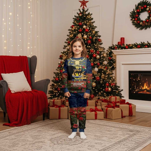 Personalised Cowboys Rugby ANZAC Day Pajama Set Last Post Poppy We Will Remember Them