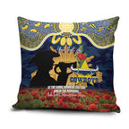 Personalised Cowboys Rugby ANZAC Day Pillow Cover Last Post Poppy We Will Remember Them