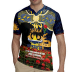 Personalised Cowboys Rugby ANZAC Day Rugby Jersey Last Post Poppy We Will Remember Them