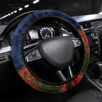 Cowboys Rugby ANZAC Day Steering Wheel Cover Last Post Poppy We Will Remember Them